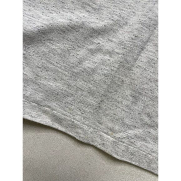 VINTAGE Top Tee Blank T-shirt Men Large USA 80s 90s Single Stitch - Picture 7 of 9